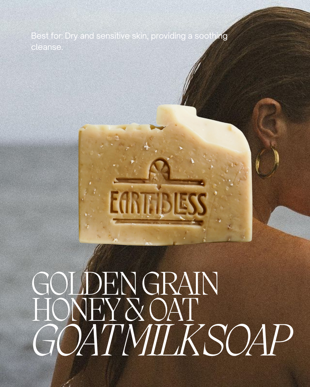 Golden Grain Honey & Oat Goat Milk Soap | 4.2 oz (120g)